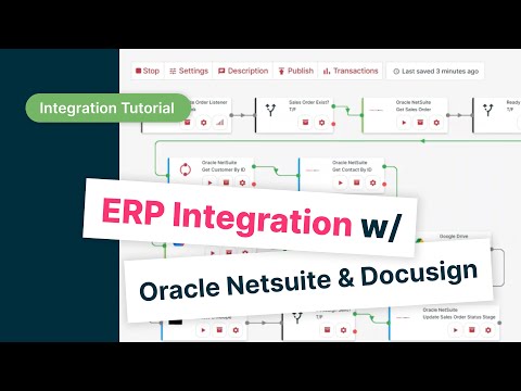 Learn how to create an ERP Integration w/Oracle NetSuite and DocuSign! #erpintegration #erpsolutions