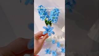 how to make hyacinth flowers | pipe cleaner flowers making tutorial #pipecleaners #flowerscraft