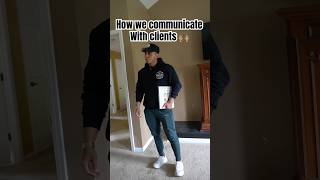 How to talk to clients 🤝🏽 #flooringexperts #contractor #tips #businesstips #sales #construction