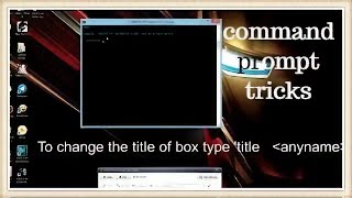 Command Prompt Tricks to surprise friends by Durga Kunal (cmd tricks)