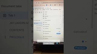 How to add page numbers on Google Docs 📚 #aspiringauthor #booktips #googledocstips #writebooks