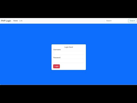 How to make login system using PHP & MYSQL || Xampp || PHP Login System with session || $_SESSION