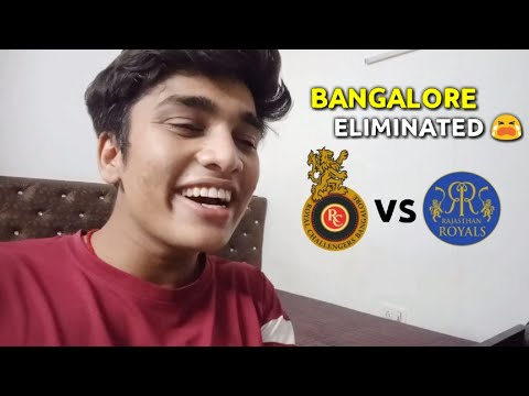 RCB vs RR IPL🔥2024 ⋮ Bangalore Eliminated 😭 (Expectation Rakhne He Nhi Chaiye)