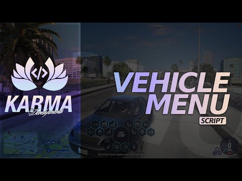 Fivem - Karma Developments Echo RP Inspired Vehicle Menu System [Standalone]