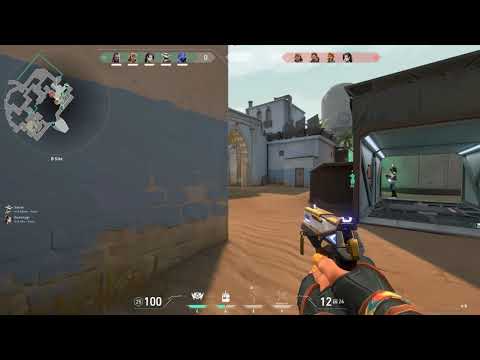 Valorant - Textbook Raze defense in Bind pistol round