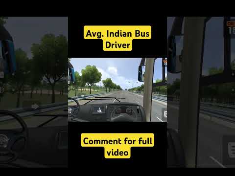 Avg. Indian Bus driver parody #ytshorts #games #bus #car #gaming