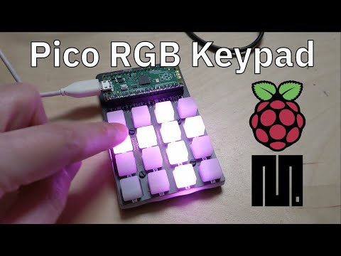 Raspberry Pi Pico RGB Keypad by Pimoroni - Build and Code Examples