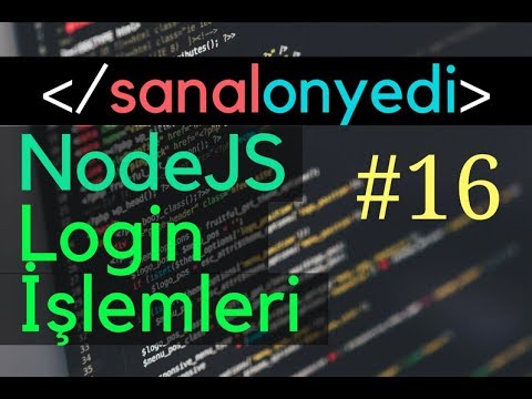 #16 Login işlemini MongoDB'ye bağlıyoruz ✓ React & Redux Proje Geliştiriyorum
