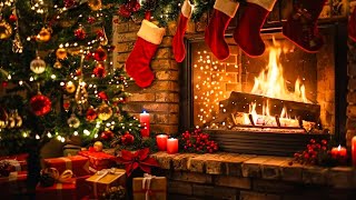 Nat King Cole, Frank Sinatra, Bings Crosby, Perry Como Oldies Christmas Playist 🎄✨🔥 5 Hour Fireplace