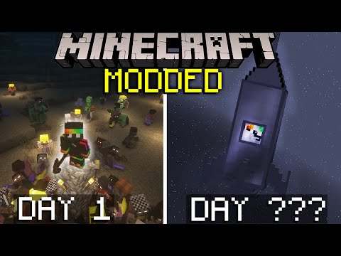 100 Days to Escape the Minecraft Apocalypse... (FIRST VERSION)