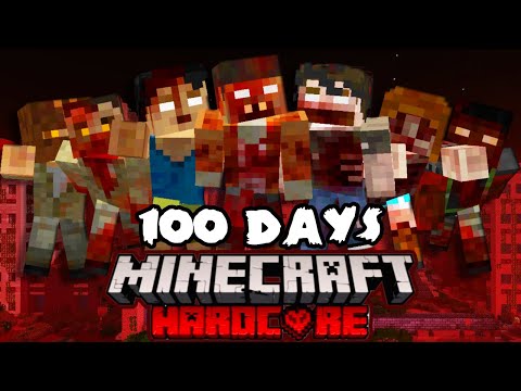 I Survived 100 Days In A ZOMBIE APOCALYPSE...