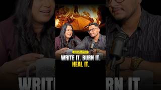 Write it. Burn it. Heal it. #letgotogrow  #emotionalhealing  #shadowwork  #innerpeace