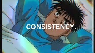 Consistency.