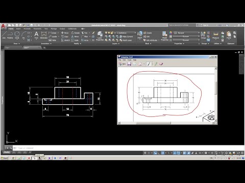 Detail. Frontal projection [AutoCAD Drawing]