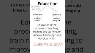 What is education? #educational #lecturer #education #hm #ielts #spscs #spsc # #reels #english