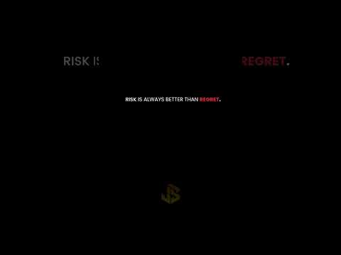 Risk is Always better than regret #startup #motivation #entrapreneur #businessowner #founder