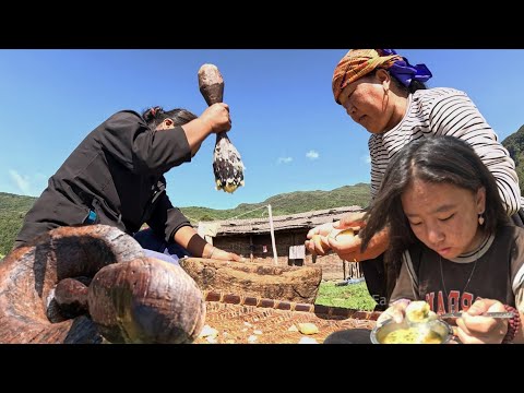 Living in the Lap of Heaven: A Happy Family in the Himalayas. || Kheraule Solukhumbu || Easte Nepal