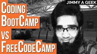 Coding Questions - Full Time Coding Bootcamp vs Free Code Camp