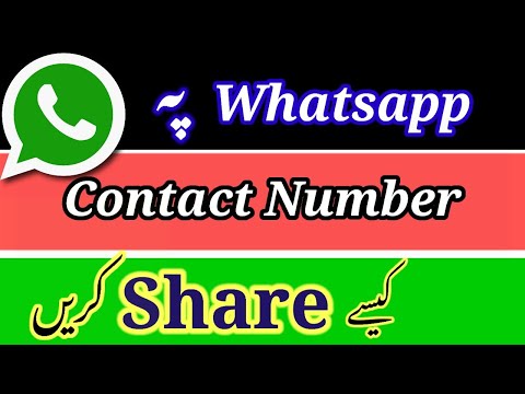 How to send contact number on whatsapp|whatsapp pay contact number kasy share krty hain|Mohsintech