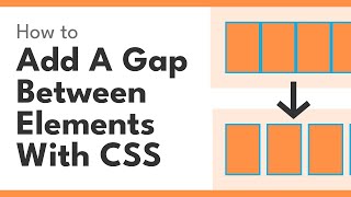 How to make gaps in CSS #shorts