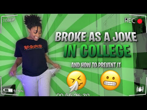 How to Avoid Being the Broke College Student | College Finance