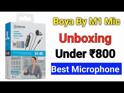 Boya M1 Mic Lavalier Microphone Unboxing | Best Budget Microphone Under ₹800 | Sandip Baraik
