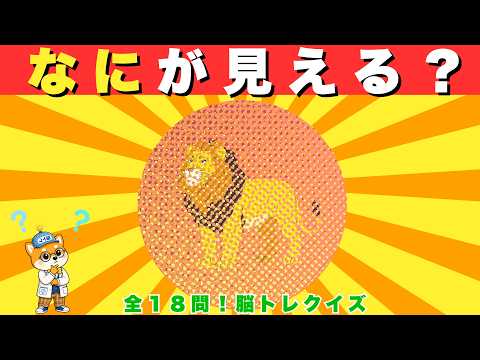【脳トレクイズ】見つけてひらめく！キミの天才度がわかる全18問✨