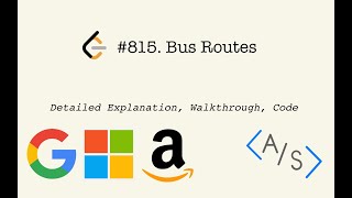 LeetCode 815. Bus Routes Detailed Explanation + Coding (Python)