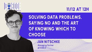 Solving data problems, saying no and the art of knowing which to choose