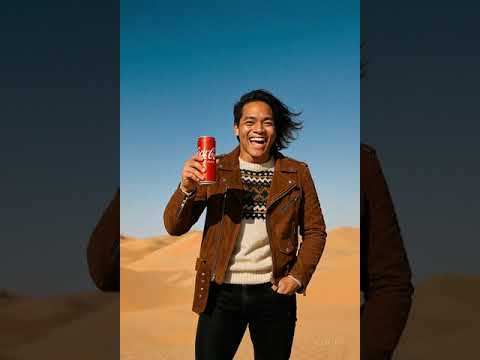 Desert Heat Meets Ice-Cold Coke 🏜️🥶 #Shorts