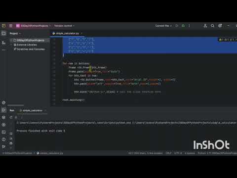 Build a GUI calculator in Python | Tkinter Project for Beginners
