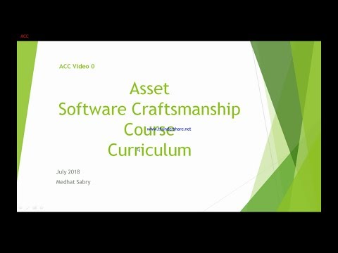 Asset Craftsmanship Course - (Video 0 - Course Curriculum)