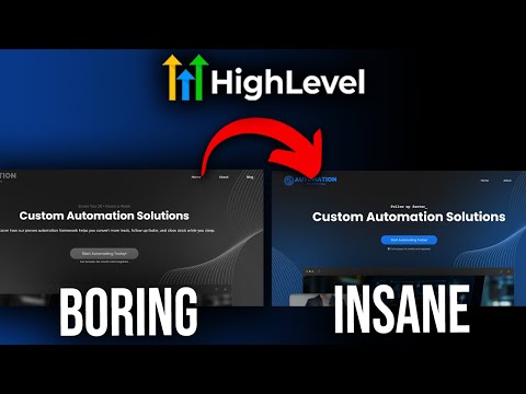 I Transformed a Boring GHL Website In Under 10 Minutes