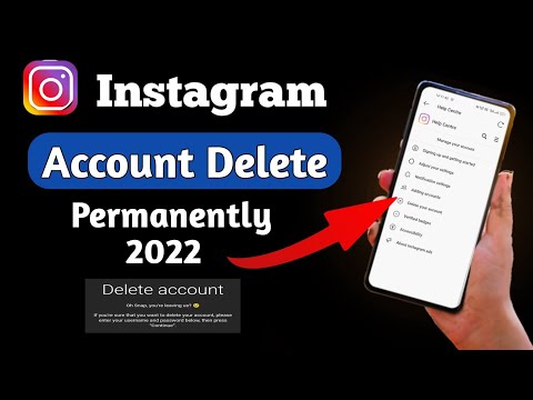 How to delete instagram account || instagram account delete kaise kare permanently