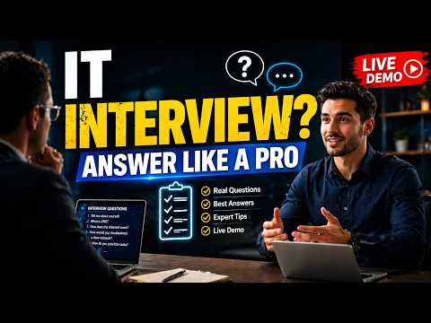 How to Answer Common IT Support Interview Questions (With Live Demo)