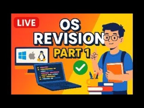 OS part 1#OSRevisionLive #MultithreadingExplained #SchedulerInOS  #StudyWithMe #GateCSE2025