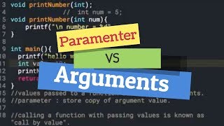 Function Call | Pass by Value | Parameter vs Argument