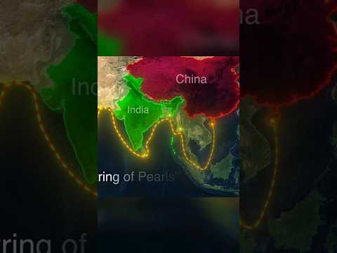 India's Crazy Strategy to Counter China's String of Pearls #stringofpearls #viralshorts