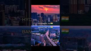 Hyderabad, TG 🇮🇳 Vs Banglore, KA 🇮🇳/ Who have better infrastructure/growth | #shorts #viralvideo
