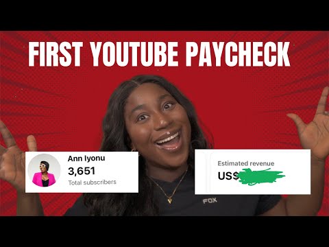 How much YouTube paid me in my first week of monetization