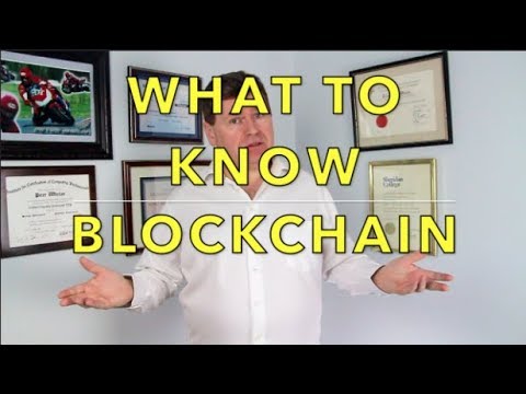 What To Know about blockchain