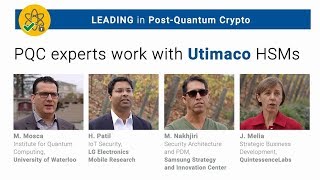 Leading in post-quantum crypto: experts work with Utimaco #PartnersAreKey #RSAC