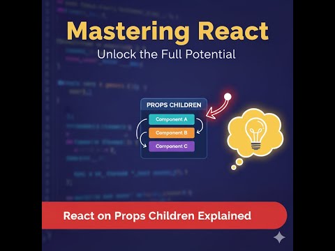 React Props Children | Make Your Components Reusable | Code with Deep #reactprops #reactjs