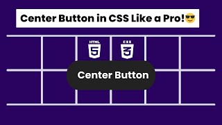 How to Center a Button in HTML & CSS | Align a Button to Center in HTML CSS