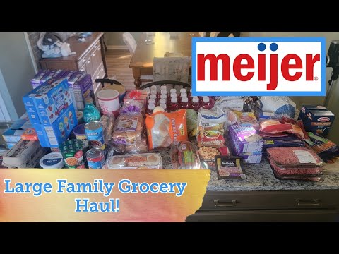 ✨️Large Family of 8✨️Grocery Haul! - November 15th - MEIJER