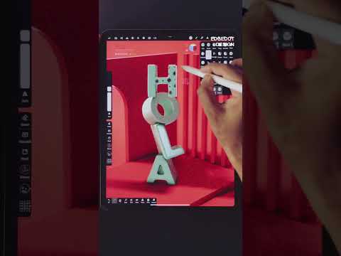 How to create 3D abstract art in Nomad sculpt using iPad pro  #ipadart #nomadsculpt #3dart #ipadpro