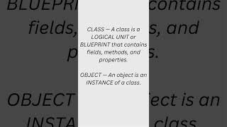 What are classes and objects?