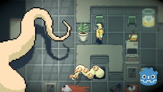 Procedural Pixel Art Tentacle in 6min