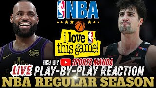 🔴LAKERS VS PORTLAND │ 2026 NBA REGULAR SEASON - Basketball Play-By-Play Reaction & Scoreboard