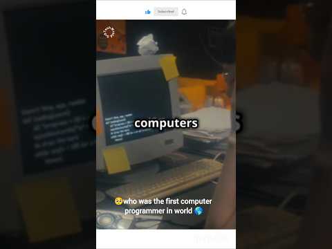 who was the first computer programmer in the 🌎 #coding  #tech #technology #computer #education